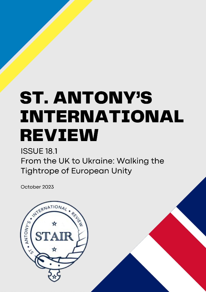 					View Vol. 18 No. 1 (2022): From the UK to Ukraine: Walking the Tightrope of European Unity
				